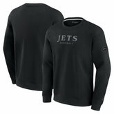New York Jets Unisex Elements Unlimited Fleece Pullover Sweatshirt Black - Fanatics