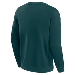 Philadelphia Eagles Unisex Elements Unlimited Fleece Pullover Sweatshirt Midnight Green - Fanatics