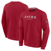 San Francisco 49ers Unisex Elements Unlimited Fleece Pullover Sweatshirt Scarlet - Fanatics
