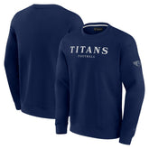 Tennessee Titans Unisex Elements Unlimited Fleece Pullover Sweatshirt Navy - Fanatics