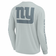 New York Giants Unisex Elements Strive Long Sleeve T-Shirt Gray - Fanatics