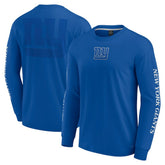 New York Giants Unisex Elements Strive Long Sleeve T-Shirt Royal - Fanatics