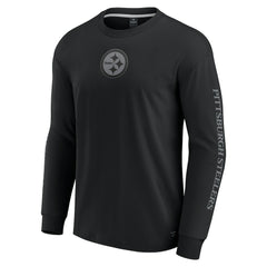 Pittsburgh Steelers Unisex Elements Strive Long Sleeve T-Shirt Black - Fanatics