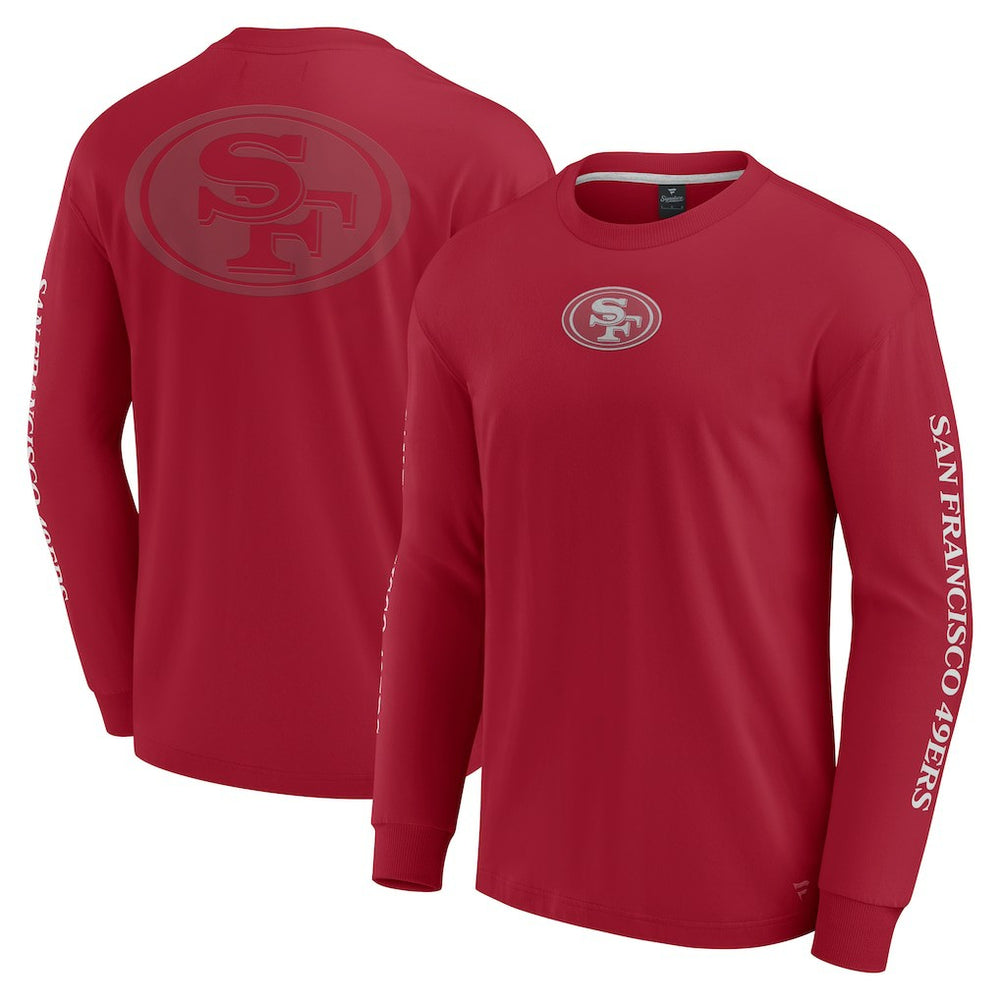 San Francisco 49ers Unisex Elements Strive Long Sleeve T-Shirt Scarlet - Fanatics