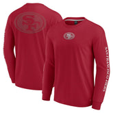 San Francisco 49ers Unisex Elements Strive Long Sleeve T-Shirt Scarlet - Fanatics