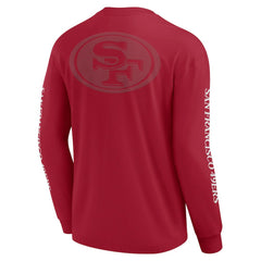 San Francisco 49ers Unisex Elements Strive Long Sleeve T-Shirt Scarlet - Fanatics