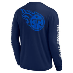 Tennessee Titans Unisex Elements Strive Long Sleeve T-Shirt Navy - Fanatics