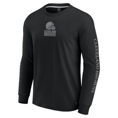Cleveland Browns Unisex Elements Strive Long Sleeve T-Shirt Black - Fanatics