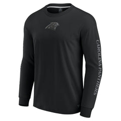 Carolina Panthers Unisex Elements Strive Long Sleeve T-Shirt Black - Fanatics