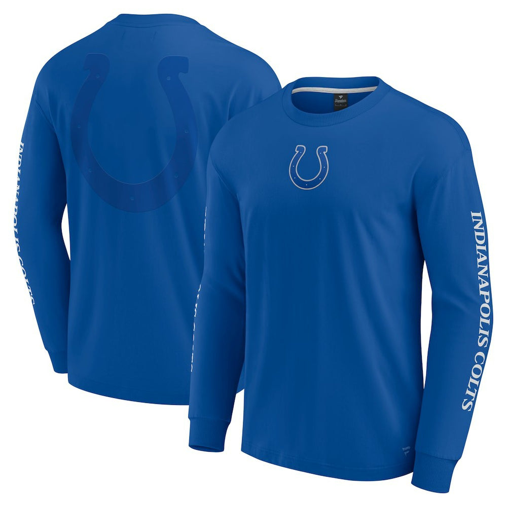 Indianapolis Colts Unisex Elements Strive Long Sleeve T-Shirt Royal - Fanatics