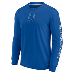 Indianapolis Colts Unisex Elements Strive Long Sleeve T-Shirt Royal - Fanatics