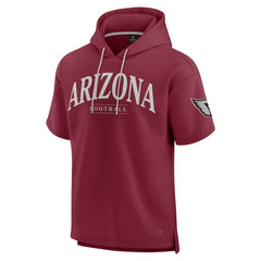 Arizona Cardinals Unisex Elements Ready Short Sleeve Pullover Hoodie Cardinal - Fanatics