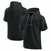 New York Jets Unisex Elements Ready Short Sleeve Pullover Hoodie Black - Fanatics