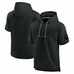 New York Jets Unisex Elements Ready Short Sleeve Pullover Hoodie Black - Fanatics