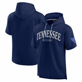 Tennessee Titans Unisex Elements Ready Short Sleeve Pullover Hoodie Navy - Fanatics