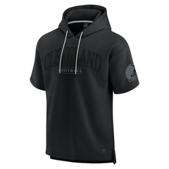 Cleveland Browns Unisex Elements Ready Short Sleeve Pullover Hoodie Black - Fanatics