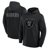 Las Vegas Raiders Elements Blaze Tri-Blend Long Sleeve Hoodie T-Shirt Black - Fanatics