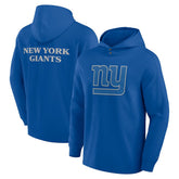 New York Giants Elements Blaze Tri-Blend Long Sleeve Hoodie T-Shirt Royal - Fanatics