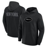 New York Jets Elements Blaze Tri-Blend Long Sleeve Hoodie T-Shirt Black - Fanatics