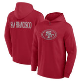 San Francisco 49ers Elements Blaze Tri-Blend Long Sleeve Hoodie T-Shirt Scarlet - Fanatics