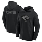 Jacksonville Jaguars Elements Blaze Tri-Blend Long Sleeve Hoodie T-Shirt Black - Fanatics