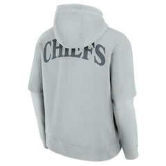 Kansas City Chiefs Unisex Elements Sleek Pullover Hoodie Gray - Fanatics