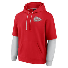 Kansas City Chiefs Unisex Sleek Elements Pullover Hoodie Red - Fanatics