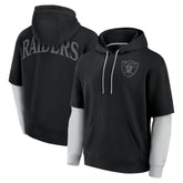 Las Vegas Raiders Unisex Sleek Elements Pullover Hoodie Black - Fanatics