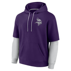 Minnesota Vikings Unisex Sleek Elements Pullover Hoodie Purple - Fanatics