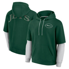 New York Jets Unisex Sleek Elements Pullover Hoodie Green - Fanatics
