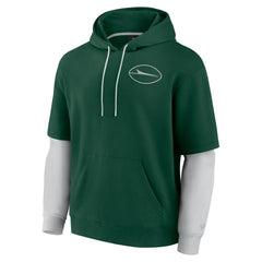 New York Jets Unisex Sleek Elements Pullover Hoodie Green - Fanatics
