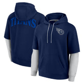 Tennessee Titans Unisex Sleek Elements Pullover Hoodie Navy - Fanatics