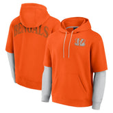 Cincinnati Bengals Unisex Sleek Elements Pullover Hoodie Orange - Fanatics
