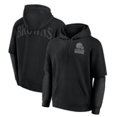 Cleveland Browns Unisex Sleek Elements Pullover Hoodie Black - Fanatics