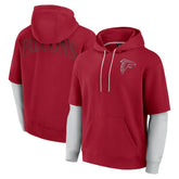 Atlanta Falcons Unisex Sleek Elements Pullover Hoodie Red - Fanatics