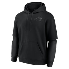 Carolina Panthers Unisex Sleek Elements Pullover Hoodie Black - Fanatics