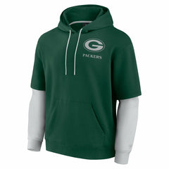 Green Bay Packers Unisex Sleek Elements Pullover Hoodie Green - Fanatics