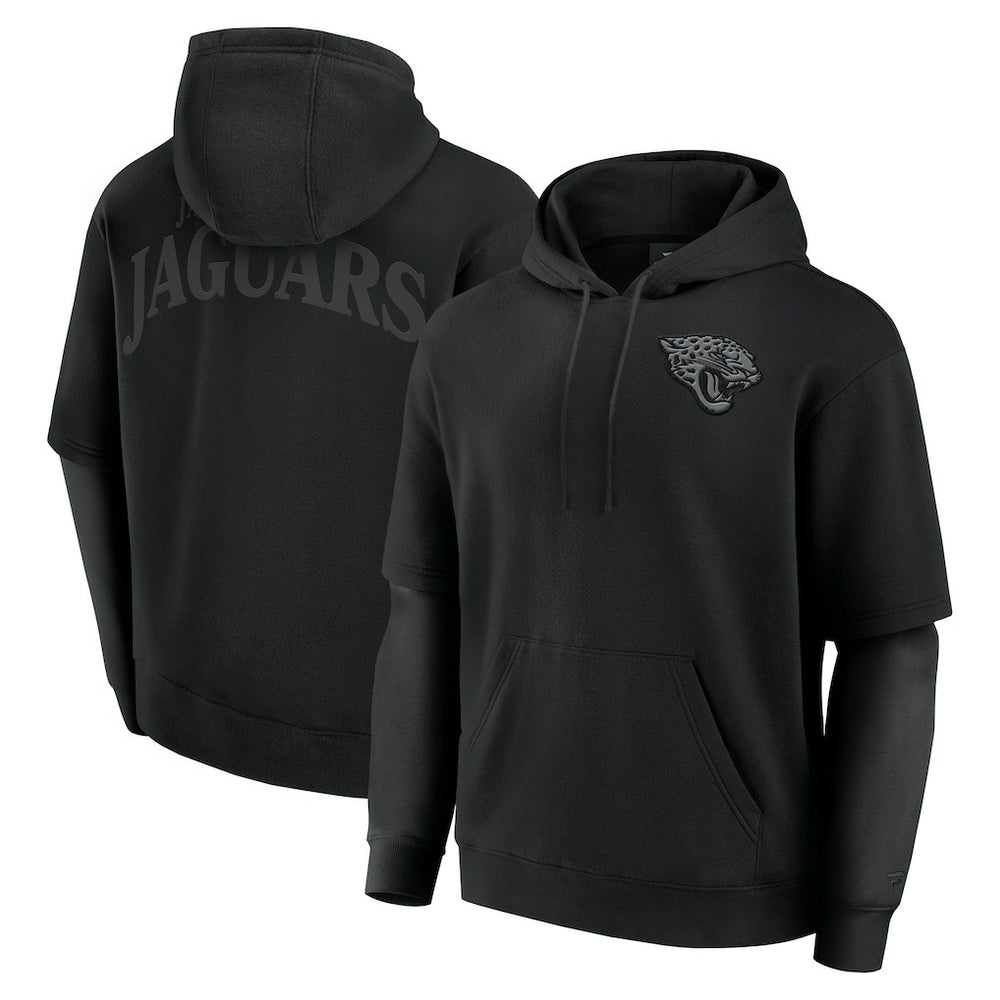 Jacksonville Jaguars Unisex Sleek Elements Pullover Hoodie Black - Fanatics