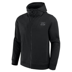 Cincinnati Bengals Unisex Front Office Full-Zip Hoodie Black - Fanatics