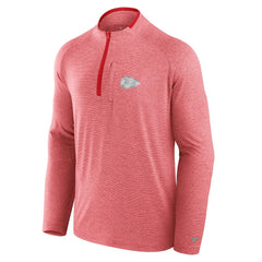 Kansas City Chiefs Unisex Front Office Performance Primary Quarter-Zip Jacket Red - Fanatics
