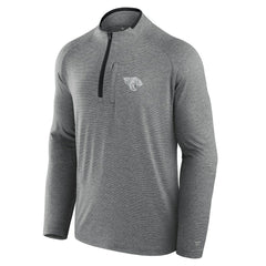 Jacksonville Jaguars Unisex Front Office Performance Primary Quarter-Zip Jacket Charcoal - Fanatics