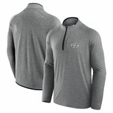 New York Jets Unisex Front Office Performance Primary Quarter-Zip Jacket Charcoal - Fanatics