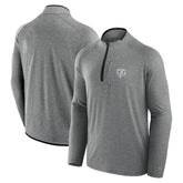 Chicago Bears Unisex Front Office Performance Primary Quarter-Zip Jacket Charcoal - Fanatics