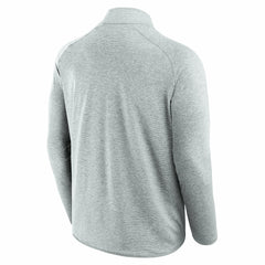 Detroit Lions Unisex Front Office Performance Primary Quarter-Zip Jacket Gray - Fanatics