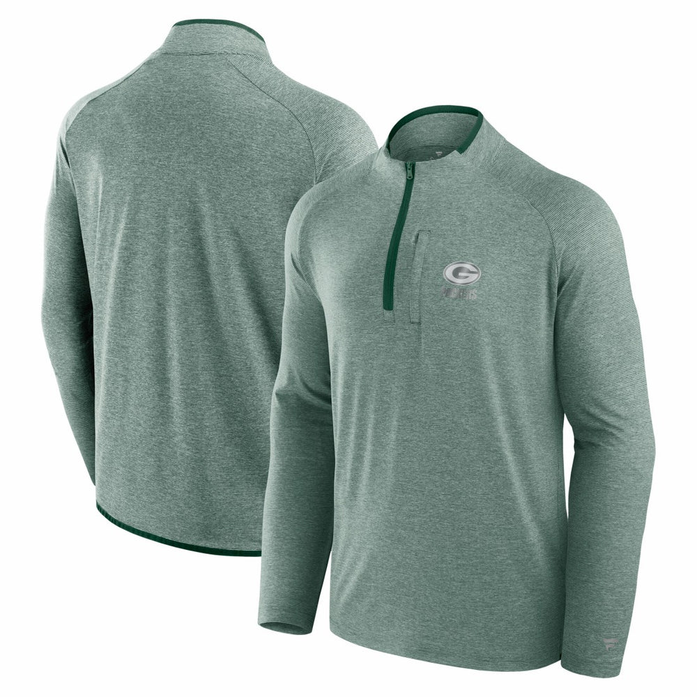 Green Bay Packers Unisex Front Office Performance Primary Quarter-Zip Jacket Green - Fanatics