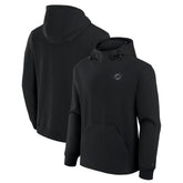 Miami Dolphins Unisex Front Office Tonal Tri-Blend Pullover Hoodie Black - Fanatics