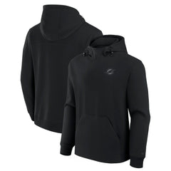 Miami Dolphins Unisex Front Office Tonal Tri-Blend Pullover Hoodie Black - Fanatics