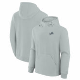 Detroit Lions Unisex Front Office Tonal Tri-Blend Pullover Hoodie Gray - Fanatics