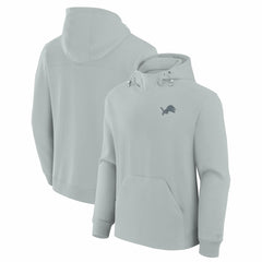 Detroit Lions Unisex Front Office Tonal Tri-Blend Pullover Hoodie Gray - Fanatics