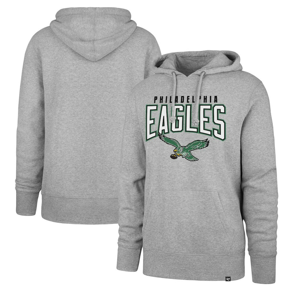 Philadelphia Eagles '47 Headline Pullover Hoodie Gray - 47 brand
